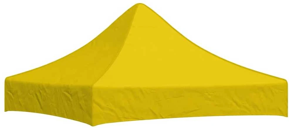 Proginės palapinės stogas, geltonos spalvos, 2x2m, 270 g/m²