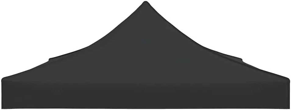 Proginės palapinės stogas, juodos spalvos, 4,5x3m, 270 g/m²
