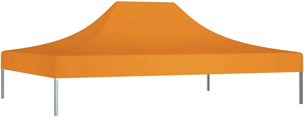 Proginės palapinės stogas, oranžinės spalvos, 4x3m, 270 g/m²