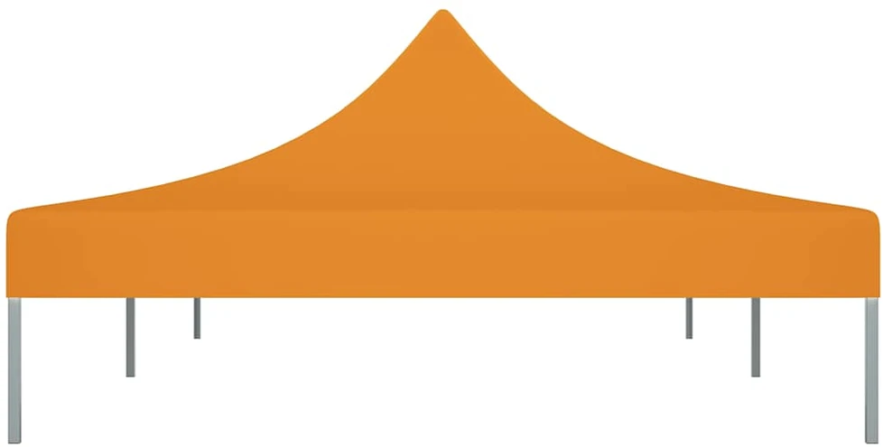 Proginės palapinės stogas, oranžinės spalvos, 6x3m, 270 g/m²