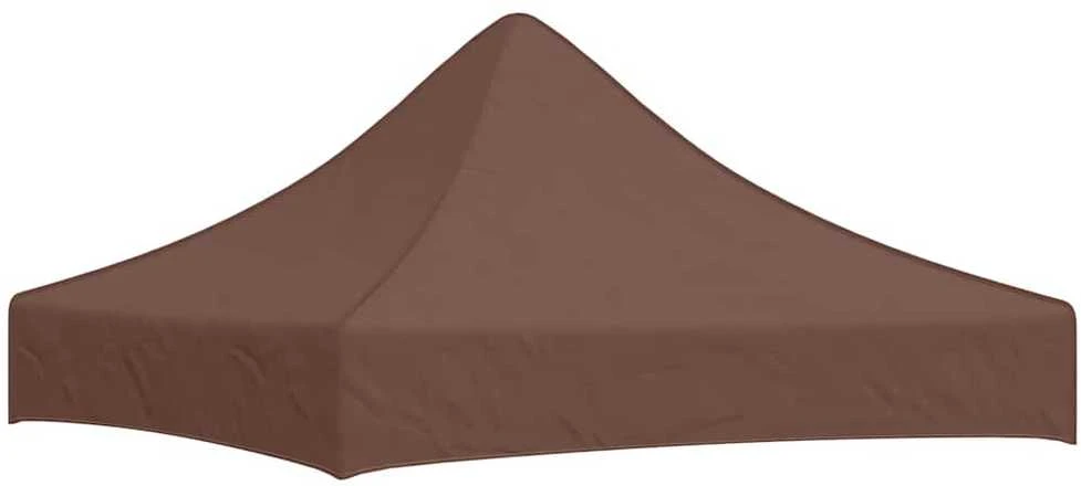 Proginės palapinės stogas, rudos spalvos, 2x2m, 270 g/m²