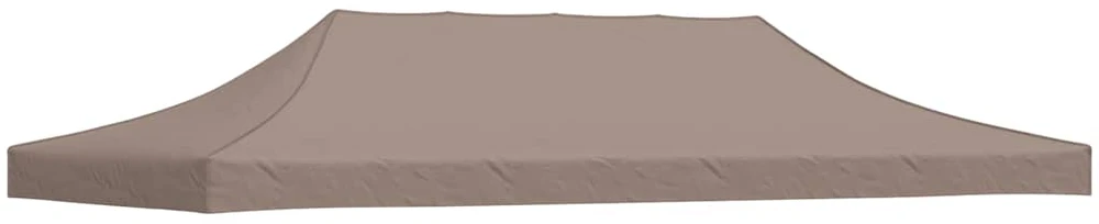 Proginės palapinės stogas, taupe spalvos, 6x3m, 270 g/m²