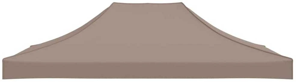 Proginės palapinės stogas, taupe spalvos, 4x3m, 270 g/m²