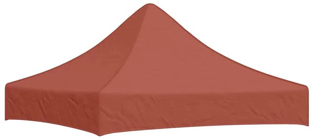 Proginės palapinės stogas, terakota spalvos, 2x2m, 270 g/m²