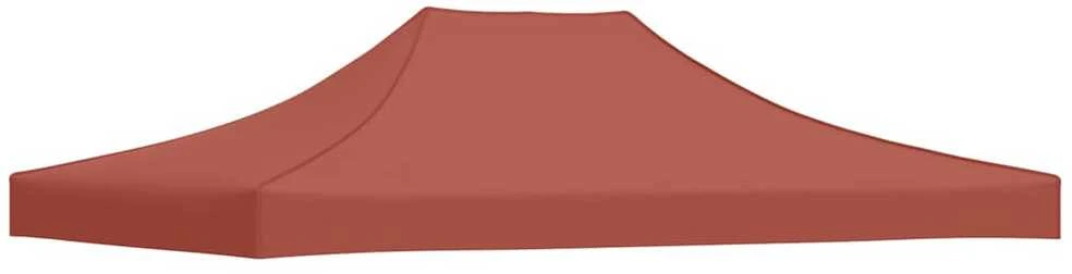 Proginės palapinės stogas, terakota spalvos, 4,5x3m, 270 g/m²