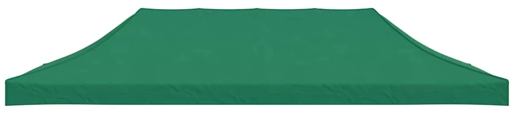 Proginės palapinės stogas, žalios spalvos, 6x3m, 270 g/m²