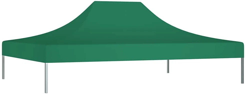 Proginės palapinės stogas, žalios spalvos, 4.1 x 2.8m, 270 g/m²