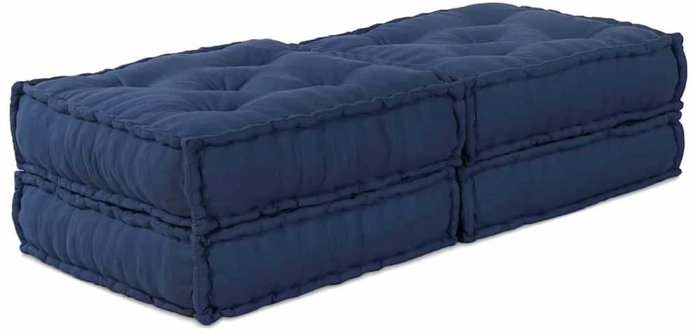 Modulinė sofa 2 vnt. Audinys Indigo 140 x 70 x 36 cm