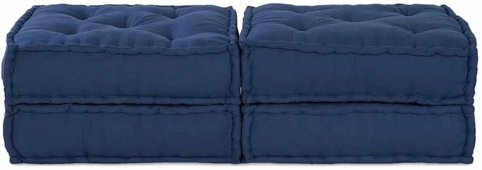 Modulinė sofa 2 vnt. Audinys Indigo 140 x 70 x 36 cm