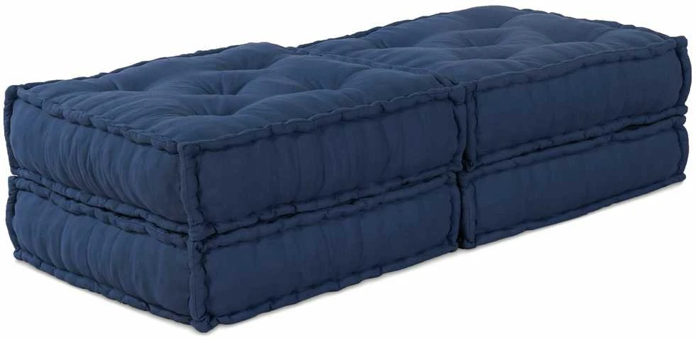 Modulinė sofa 2 vnt. Audinys Indigo 140 x 70 x 36 cm
