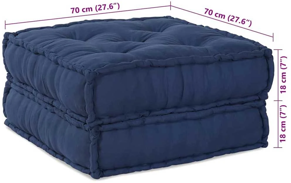 Modulinė sofa 2 vnt. Audinys Indigo 140 x 70 x 36 cm