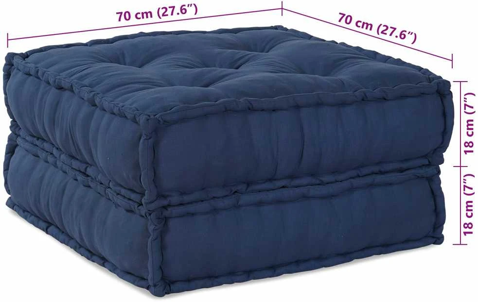 Modulinė sofa 2 vnt. Audinys Indigo 140 x 70 x 36 cm