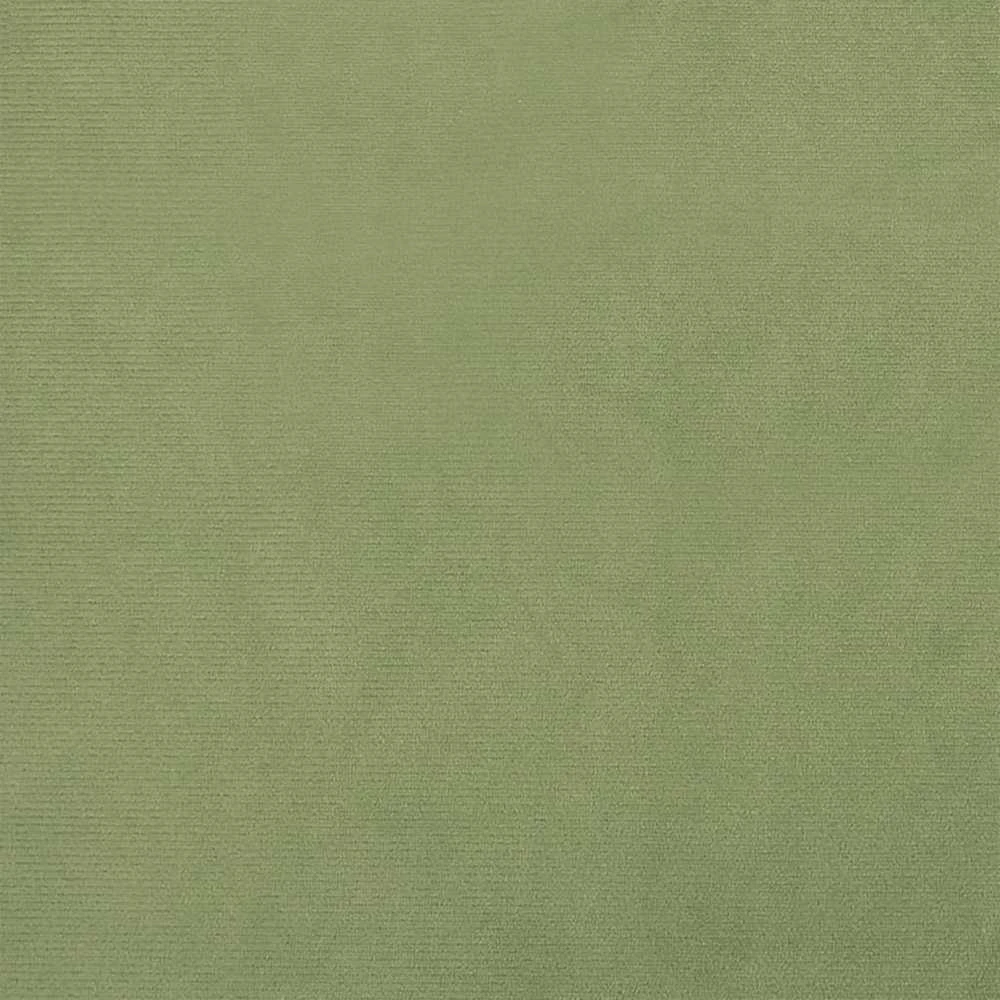 Pufas-daiktadėžė, garstyčių žalios spalvos, aksomas, apskritas 31 x 37 cm