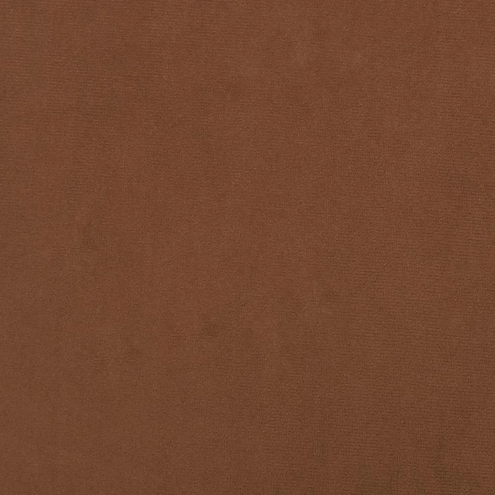Pufas-daiktadėžė, rudos spalvos, aksomas, apskritas 31 x 37 cm