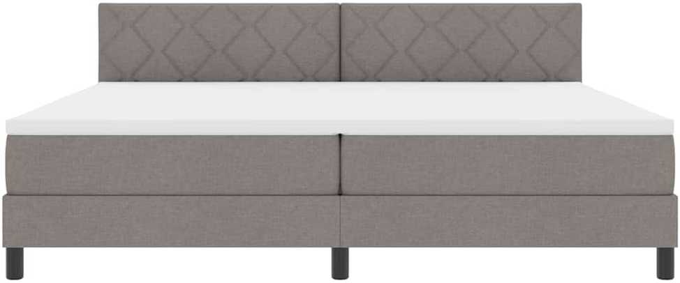Kiemas lova su pagalve Tortora 200 x 200 cm audinys