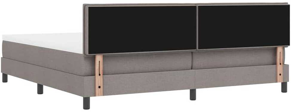Kiemas lova su pagalve Tortora 200 x 200 cm audinys