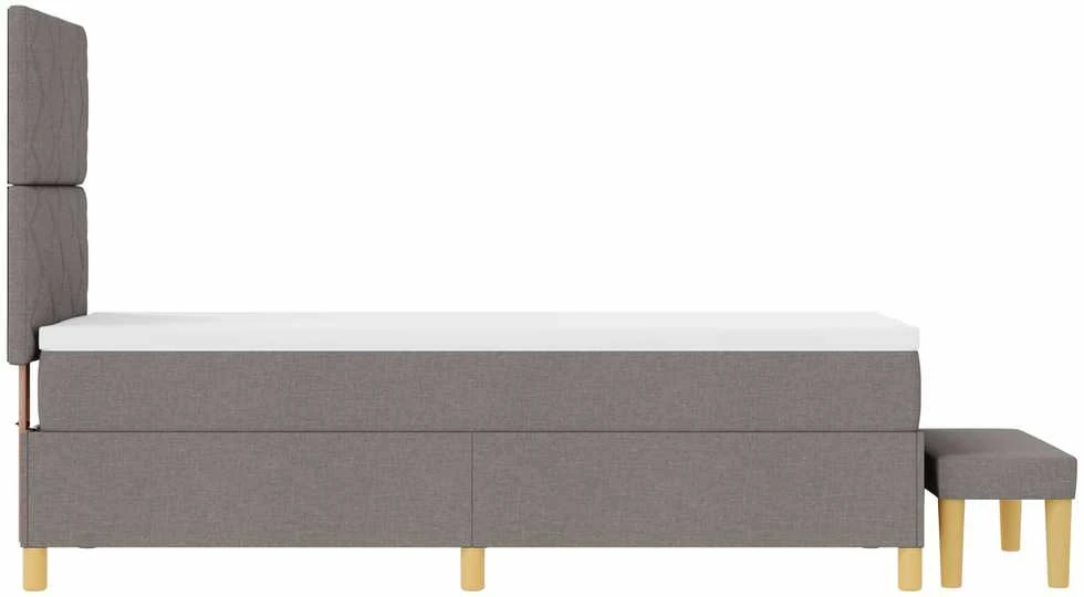 Kiemas lova su galvūgalio Tortora 200 x 80 cm audinys