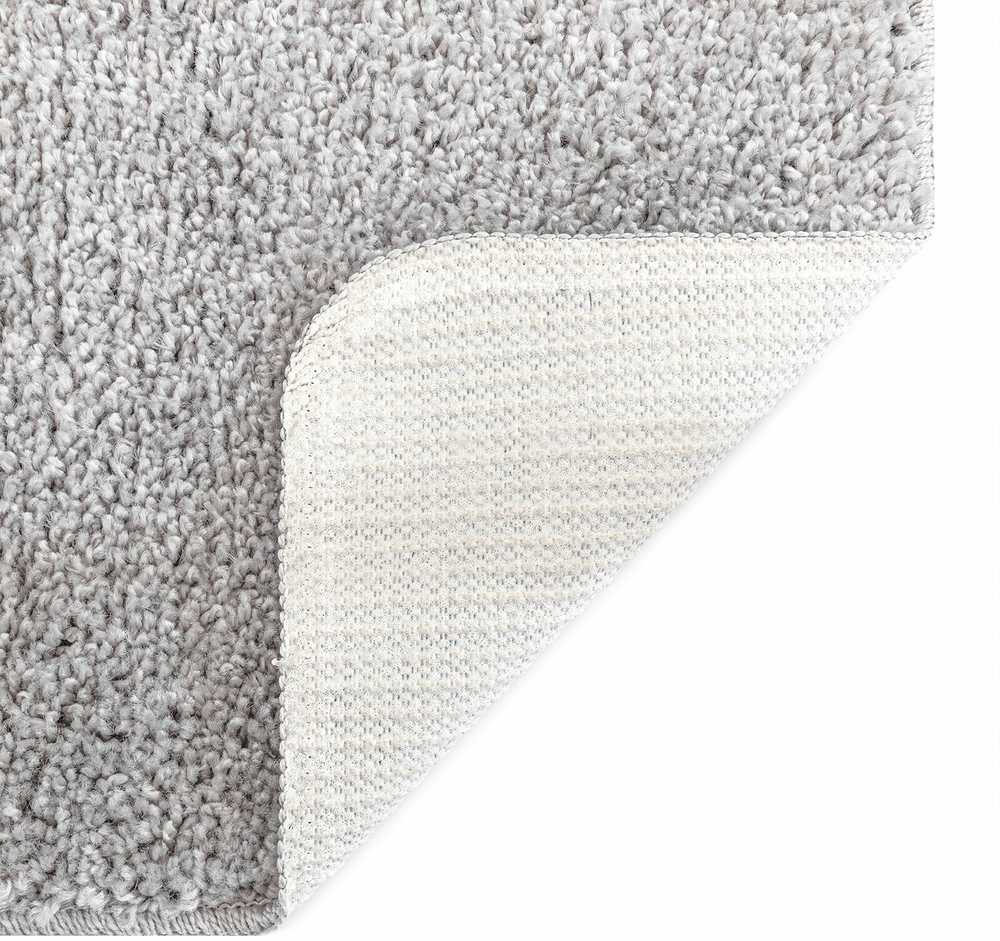 Neslystantis plaukuotas kilimas Pilka 120 x 120 cm PP