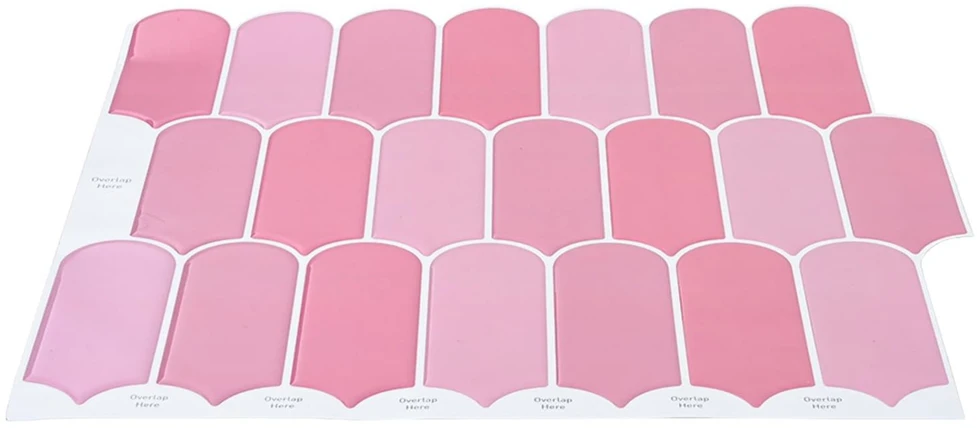 Pūkuota plytelė 20 vnt. Rožinė 30 x 30 cm Poliuretanas ir PET