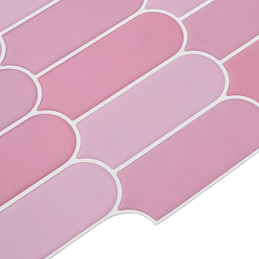 Pūkuota plytelė 20 vnt. Rožinė 30 x 30 cm Poliuretanas ir PET