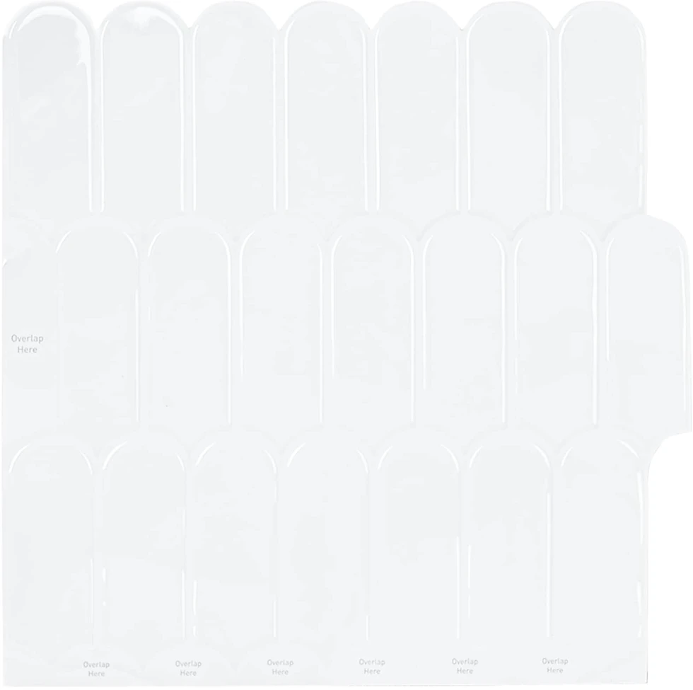 Pūkuota plytelė 50 vnt. Balta 30 x 30 cm Poliuretanas ir PET
