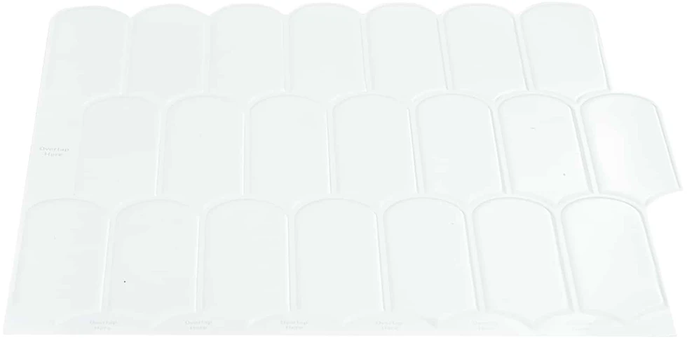 Pūkuota plytelė 50 vnt. Balta 30 x 30 cm Poliuretanas ir PET