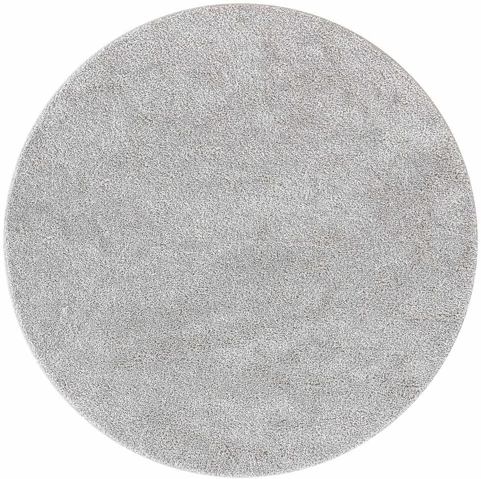 Neslystantis plaukuotas kilimas Pilka 90 x 90 cm PP