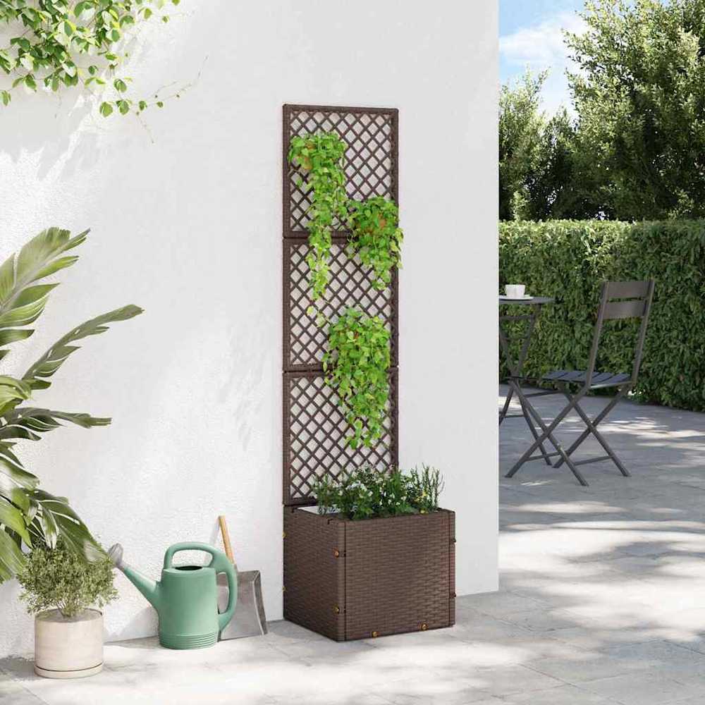 Sodo trelių vazonas Ruda 35 x 30 x 135 cm Metalas
