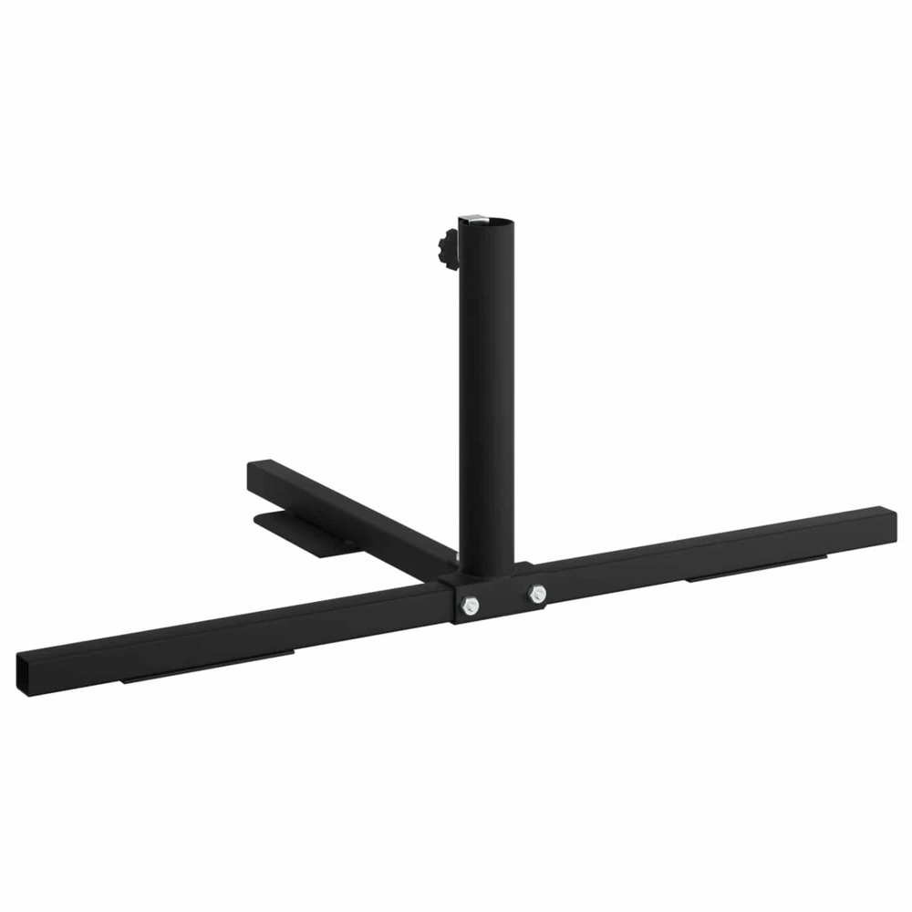 Pusės parasolio bazės rėmas Juoda Plienas for 32-38 mm Pole