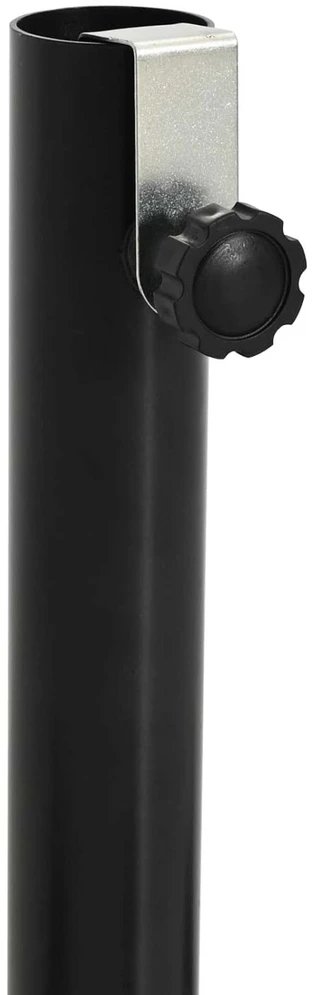 Pusės parasolio bazės rėmas Juoda Plienas for 32-38 mm Pole