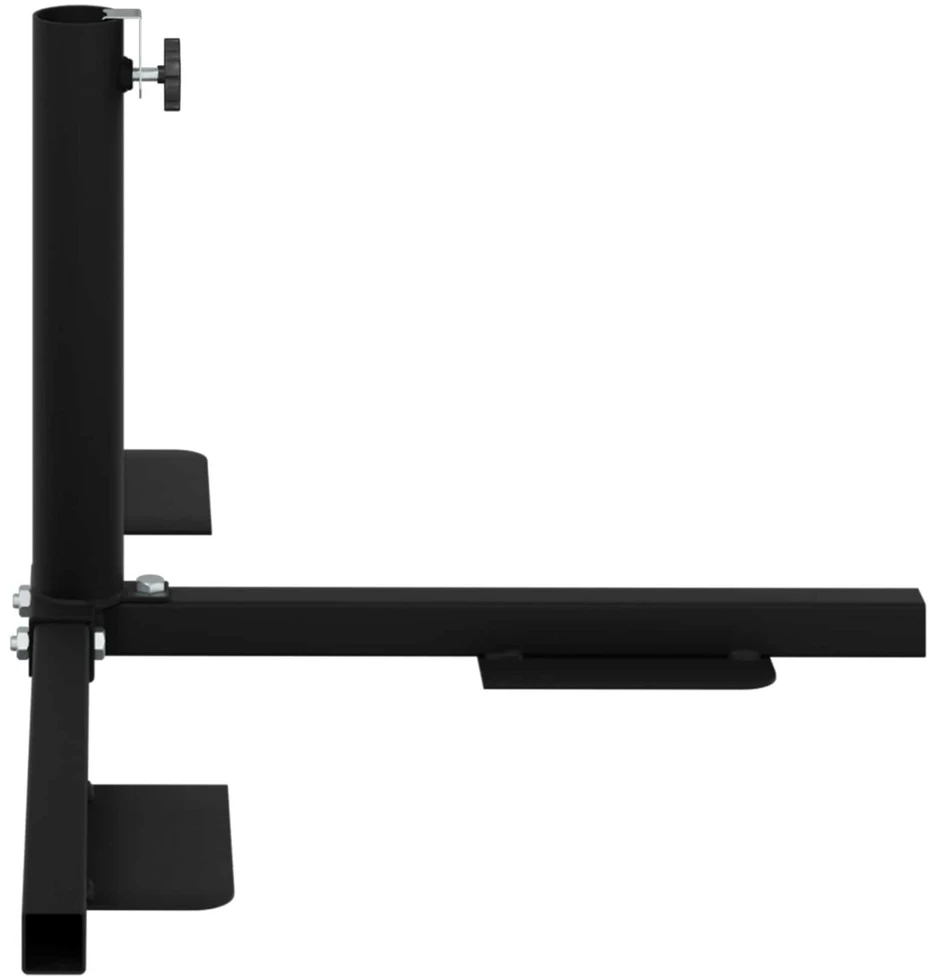 Pusės parasolio bazės rėmas Juoda Plienas for 32-38 mm Pole