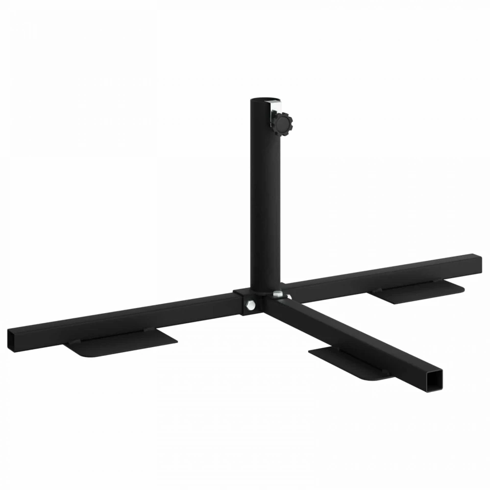Pusės parasolio bazės rėmas Juoda Plienas for 32-38 mm Pole