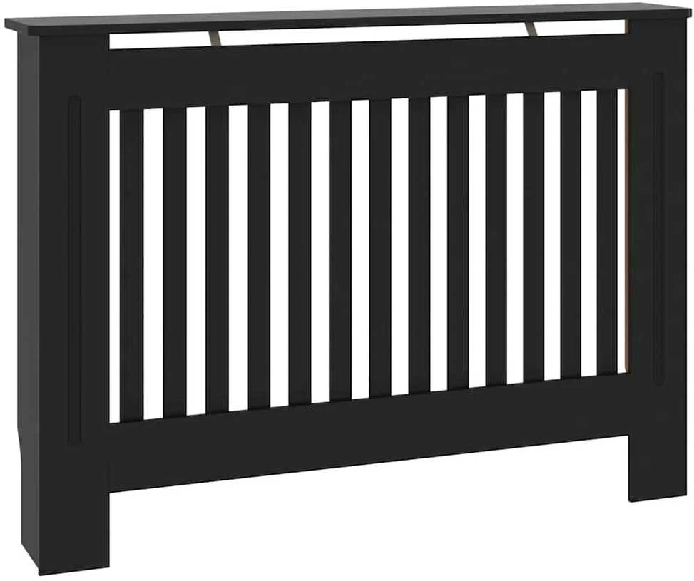 Radiatoriaus dangtis 2 vnt. Juoda 112 x 19 x 81,5 cm