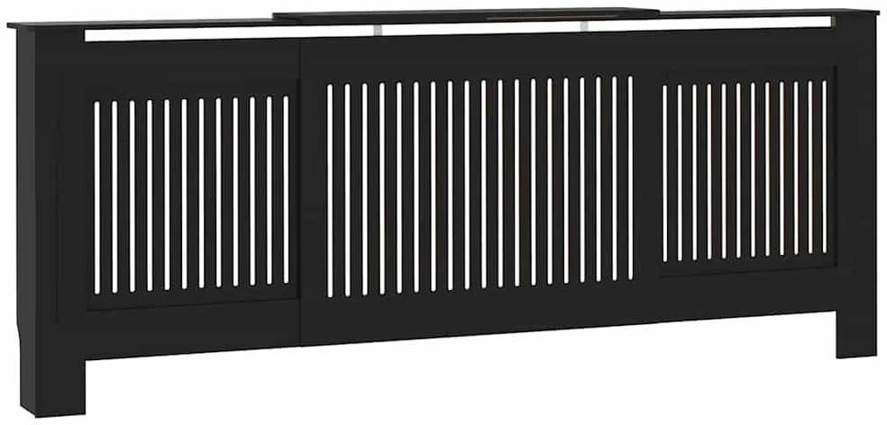 Radiatoriaus dangtis 2 vnt. Juoda 205 x 20,5 x 81,5cm