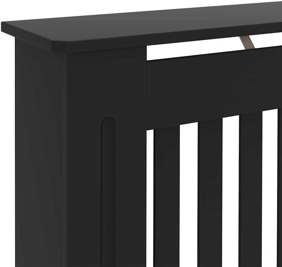 Radiatoriaus dangtis 2 vnt. Juoda 152 x 19 x 81,5 cm