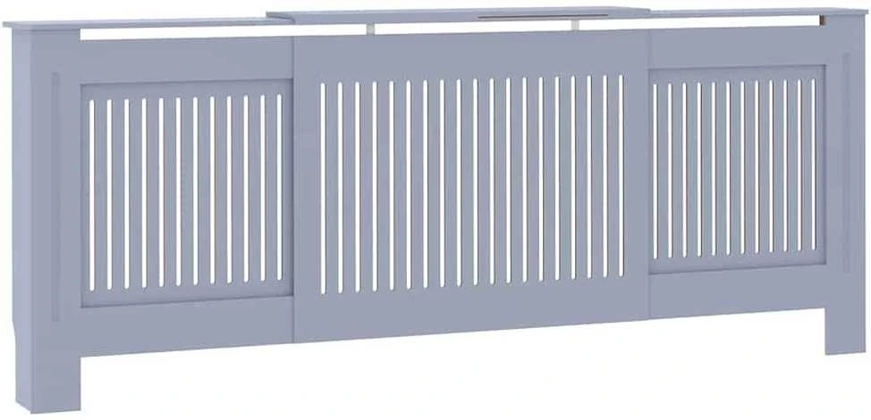Radiatoriaus dangtis 2 vnt. Pilka 205 x 20,5 x 81,5cm
