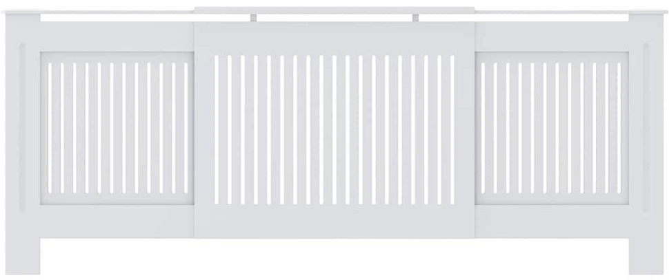 Radiatoriaus dangtis 2 vnt. Balta 205 x 20,5 x 81,5cm