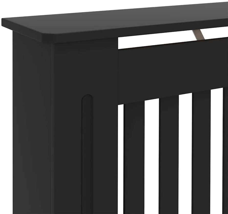 Radiatoriaus dangtis 2 vnt. Juoda 112 x 19 x 81,5 cm