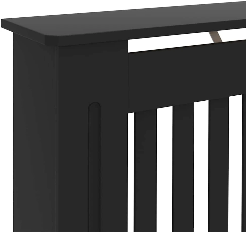 Radiatoriaus dangtis 2 vnt. Juoda 152 x 19 x 81,5 cm