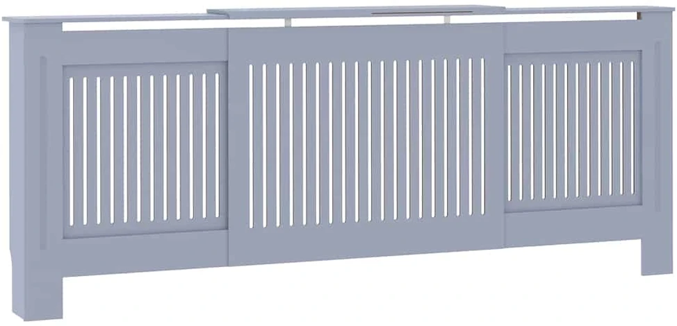 Radiatoriaus dangtis 2 vnt. Pilka 205 x 20,5 x 81,5cm