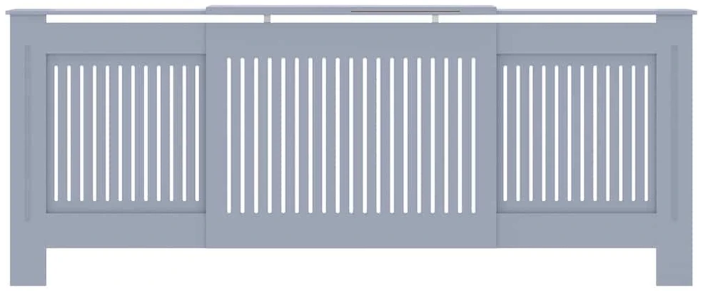 Radiatoriaus dangtis 2 vnt. Pilka 205 x 20,5 x 81,5cm