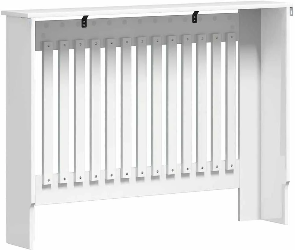 Radiatoriaus dangtis Itin blizgi balta 112 x 19 x 81,5 cm