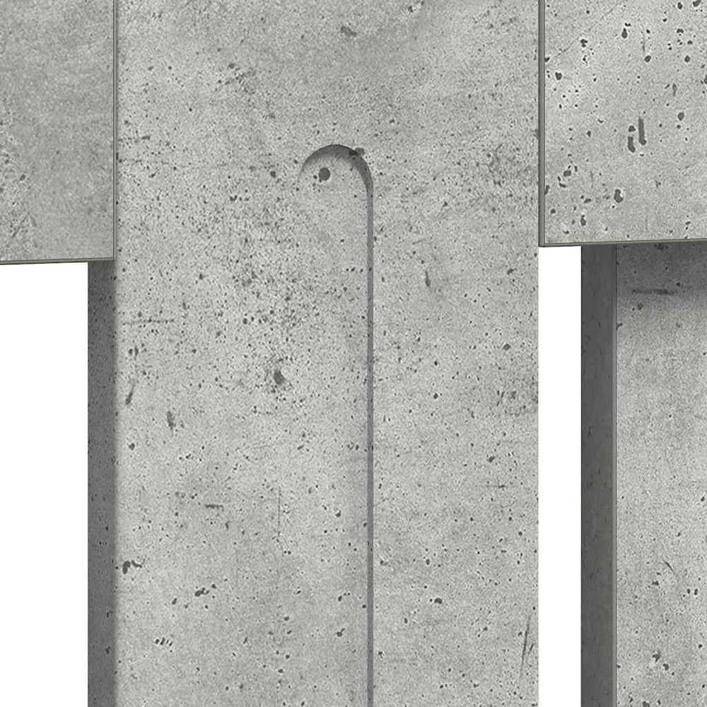Radiatoriaus dangtis Betono pilka 152 x 19 x 81,5 cm