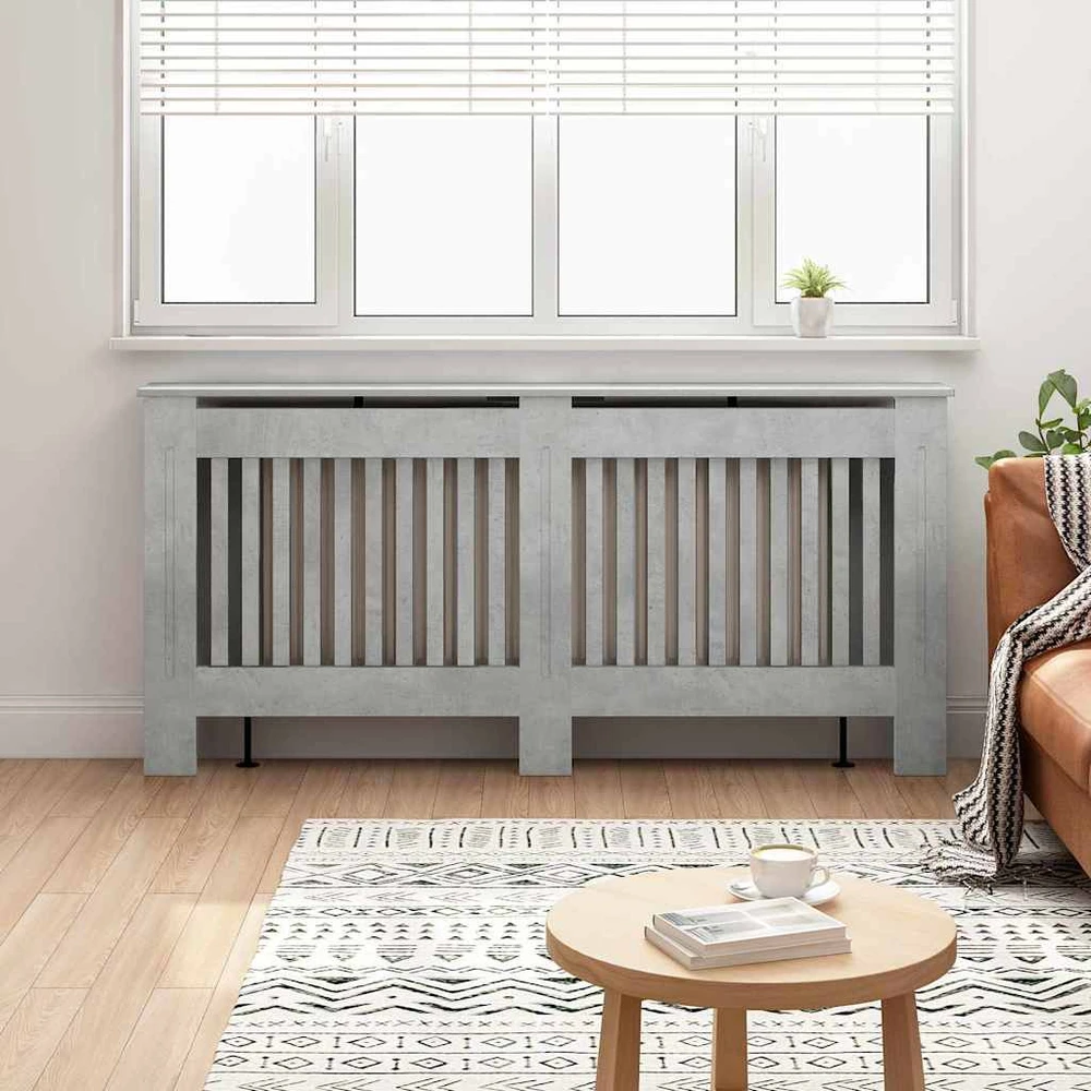 Radiatoriaus dangtis Betono pilka 172 x 19 x 81,5 cm