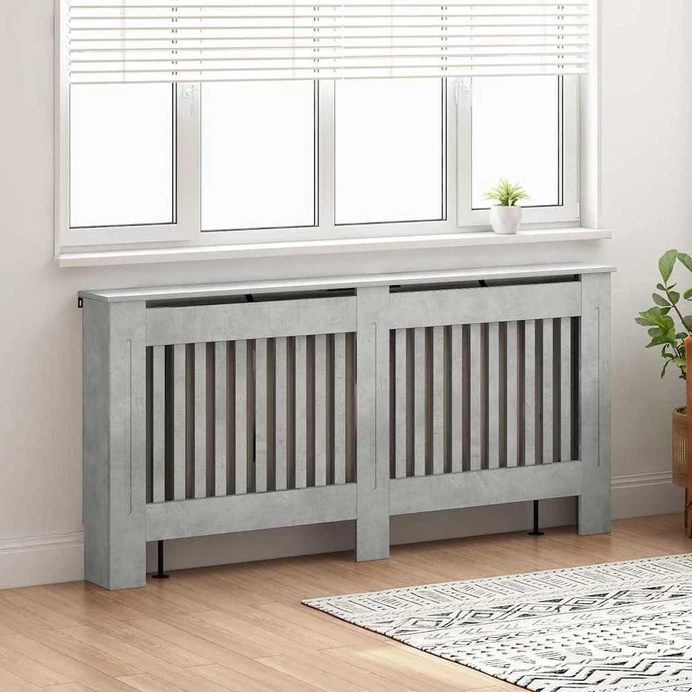 Radiatoriaus dangtis Betono pilka 172 x 19 x 81,5 cm
