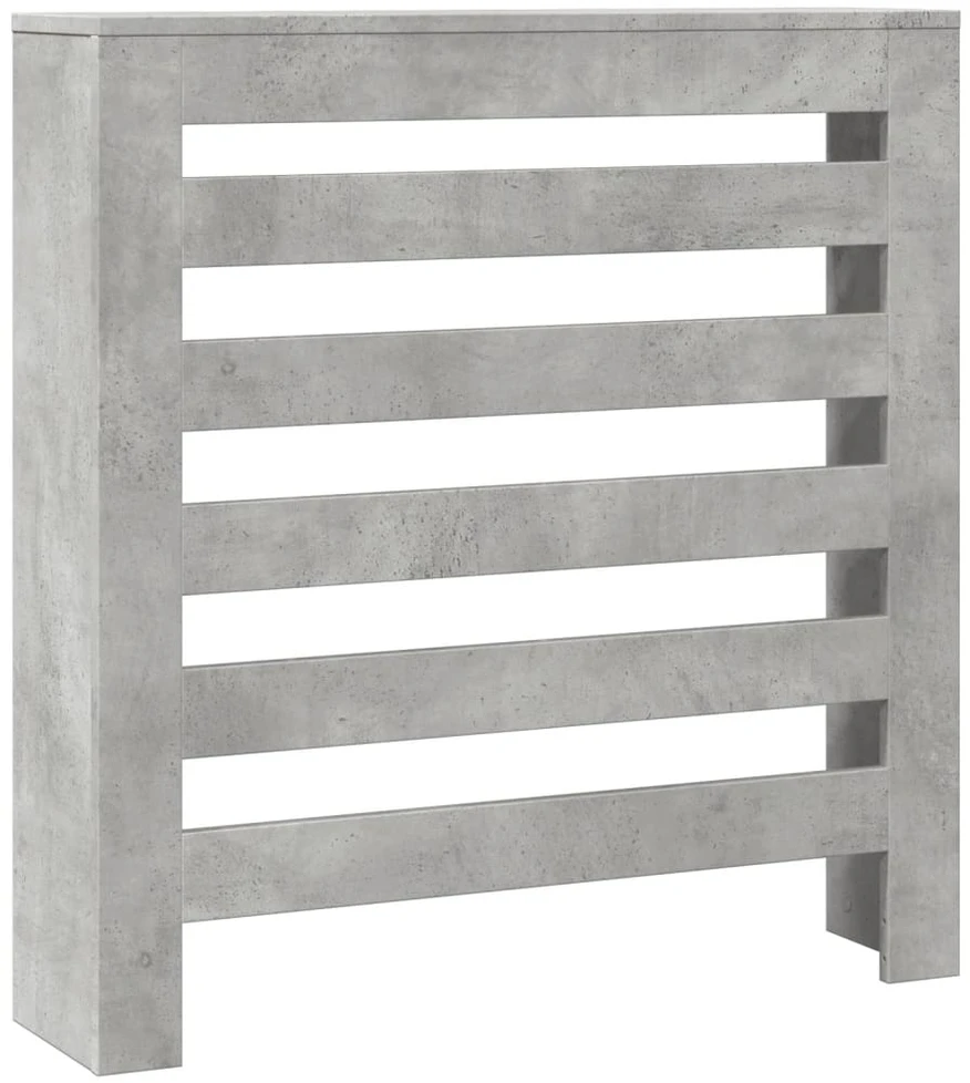 Radiatoriaus uždangalas, betono, 78x20x82cm, apdirbta mediena