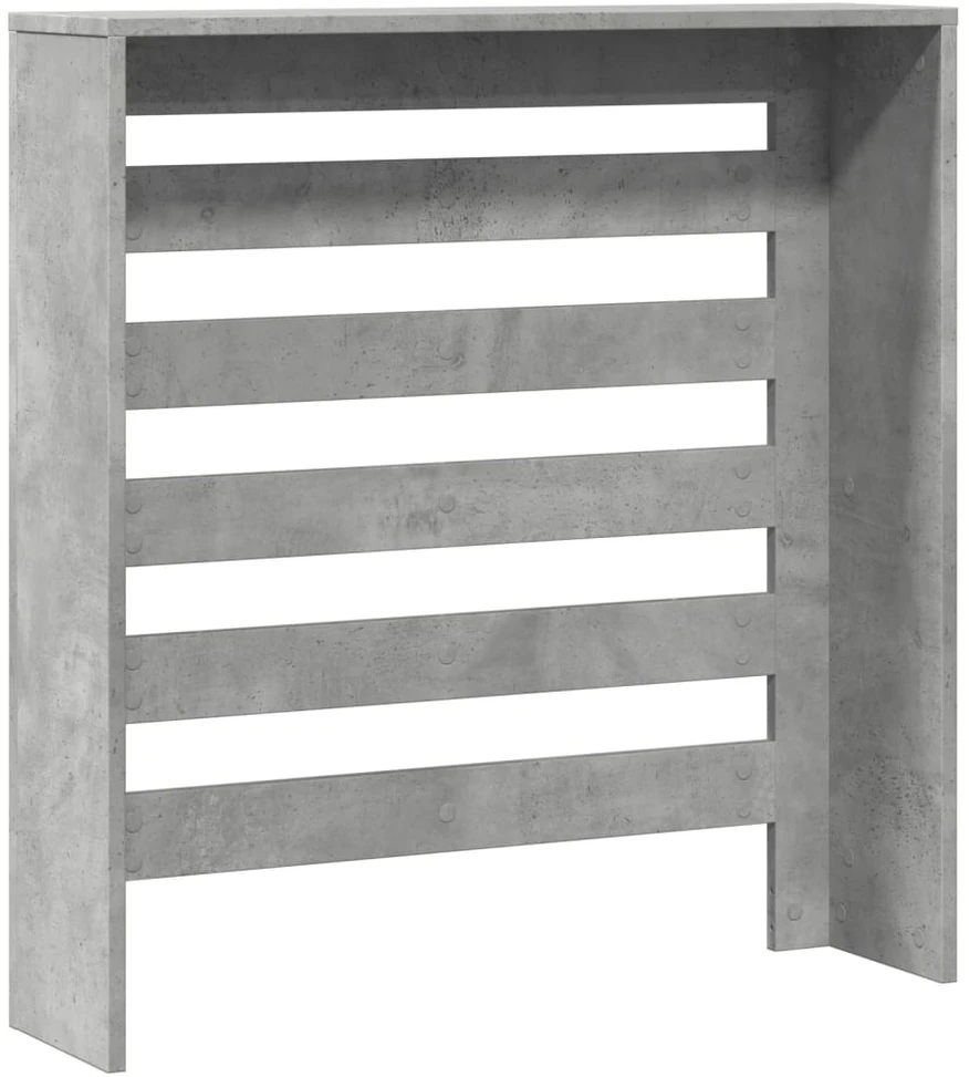 Radiatoriaus uždangalas, betono, 78x20x82cm, apdirbta mediena