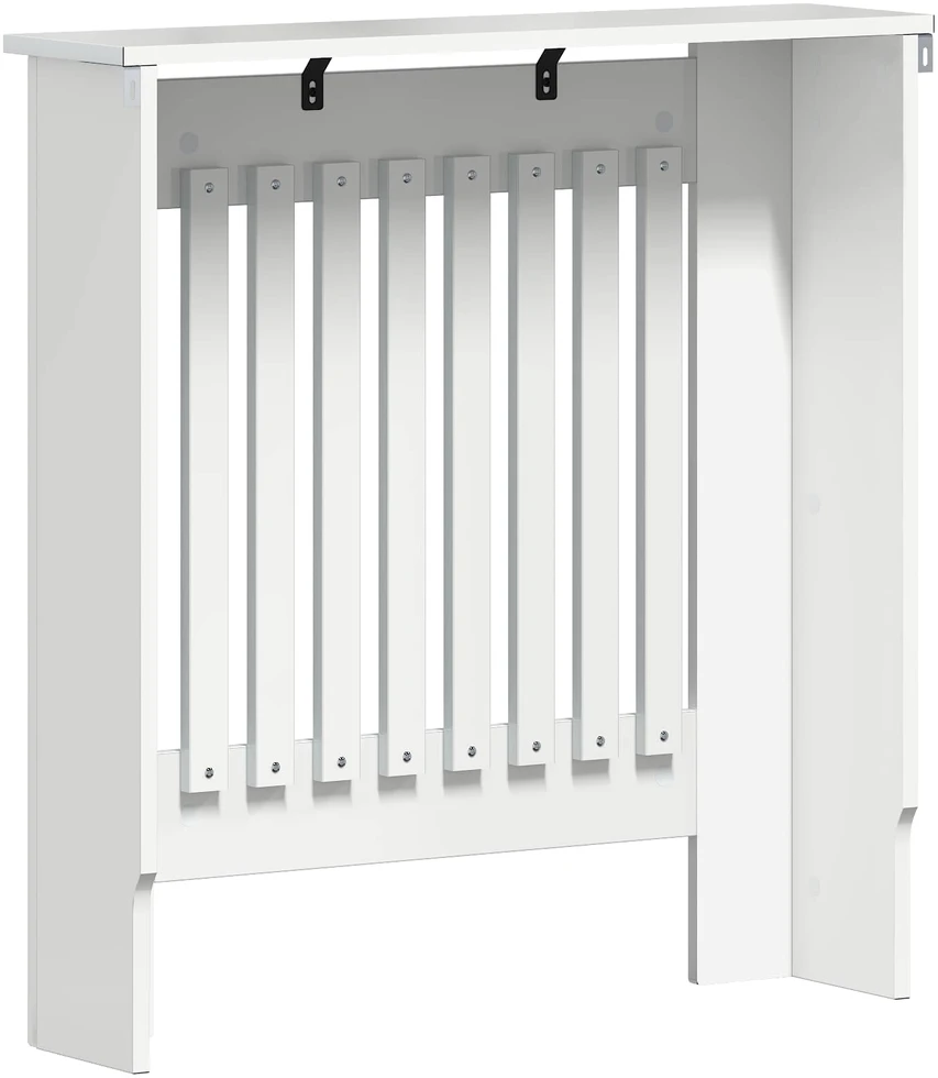 Radiatoriaus dangtis Itin blizgi balta 112 x 19 x 81,5 cm