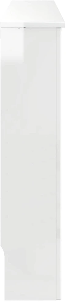 Radiatoriaus dangtis Itin blizgi balta 112 x 19 x 81,5 cm