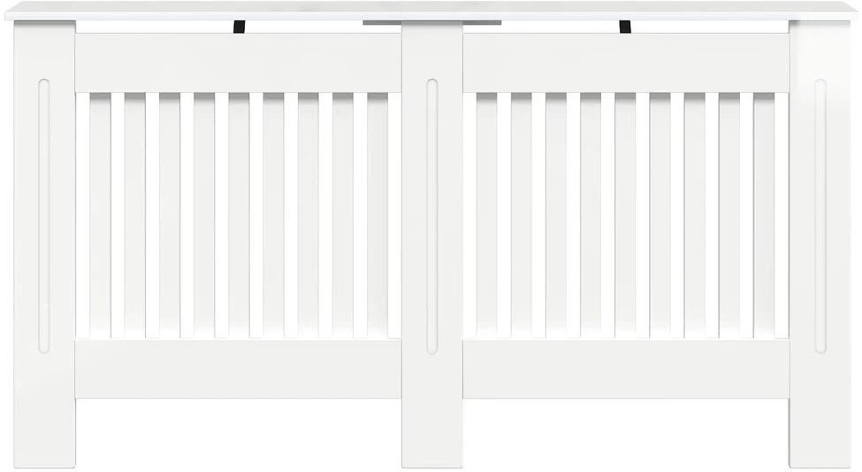 Radiatoriaus dangtis Itin blizgi balta 152 x 19 x 81,5 cm